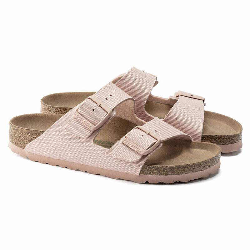 Birkenstock Vegan Soft Micro Fiber Arizona Dame Lyserød | DK 98LIS